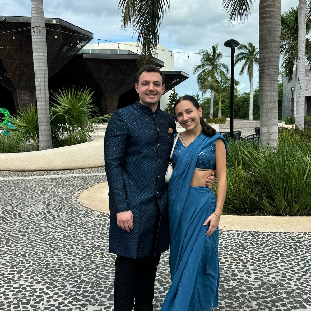 Blue Saree